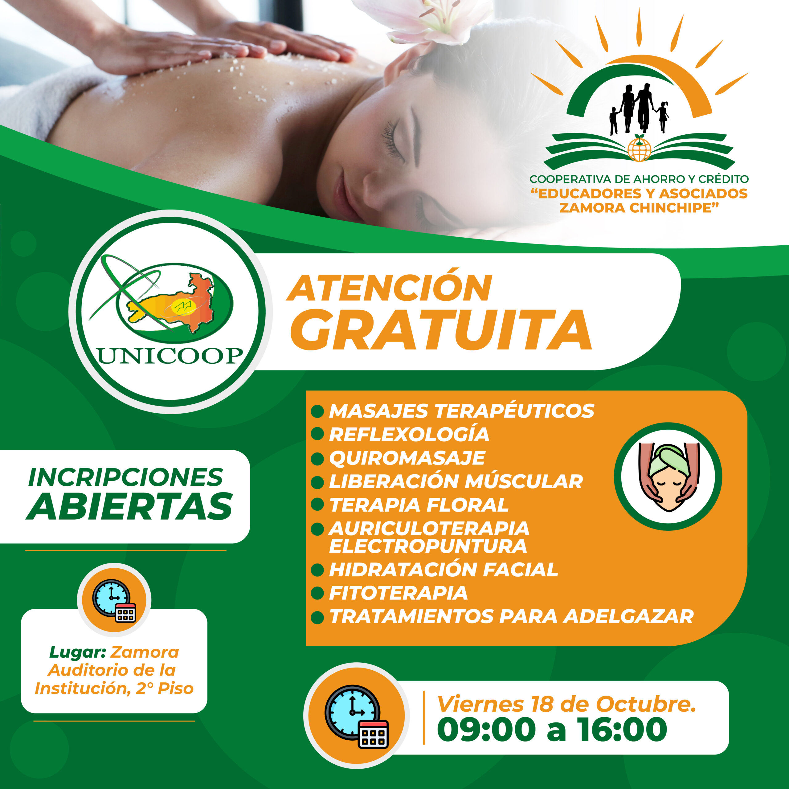 atención gratuita